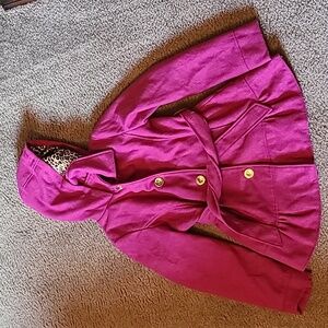 Fuschia Hoodie Peacoat